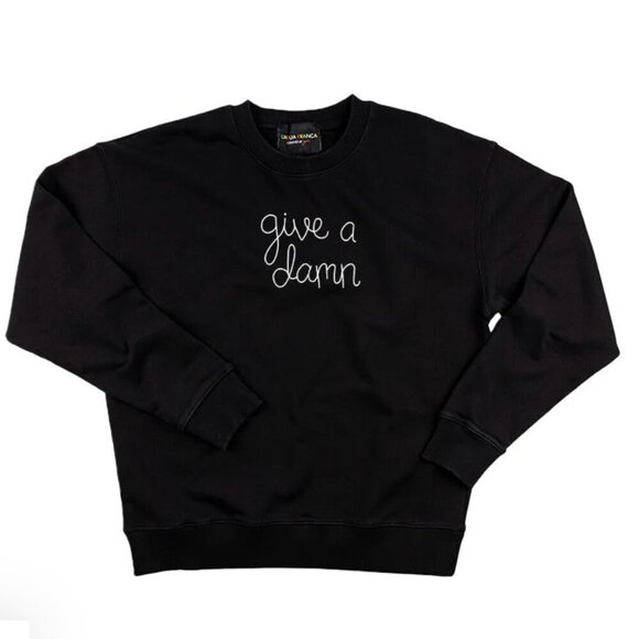 lingua franca give a damn sweatshirt - Picture 4 of 4